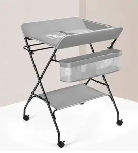 Shop Stylish Grey Crib with Changing Table - Perfect for Your Nursery in 2023